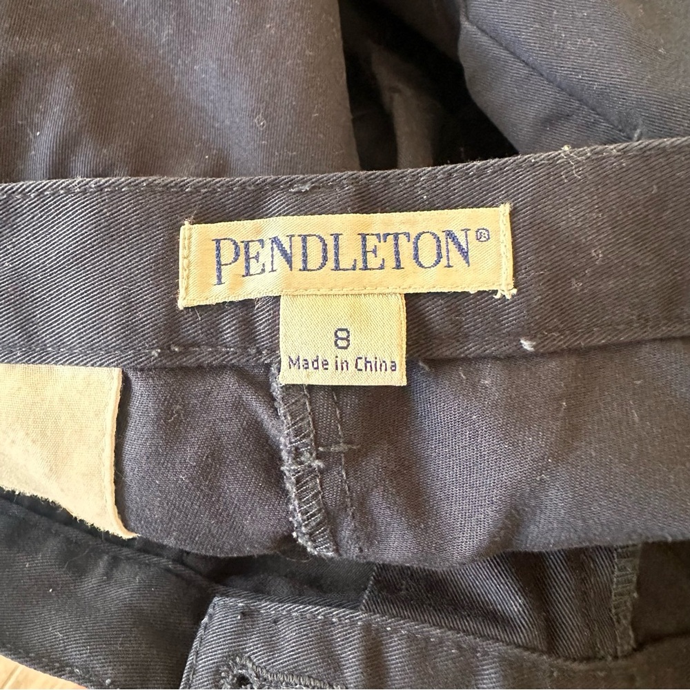 Vintage Pendleton Women’s Classic Solid Navy Blue… - image 6
